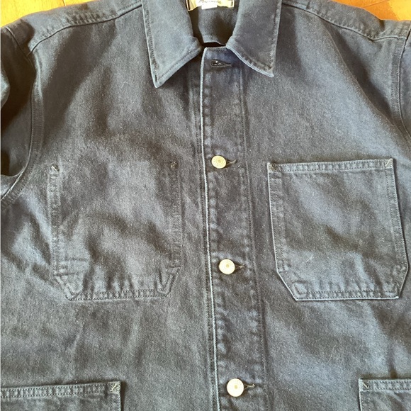 Madewell Deep Indigo Denim Chore Jacket - M - Sample - Picture 7 of 13